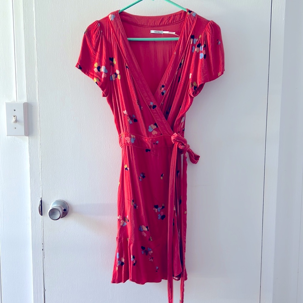 Urban Outfitters Kimchi Blue Mini Wrap Dress - Picture 2 of 3